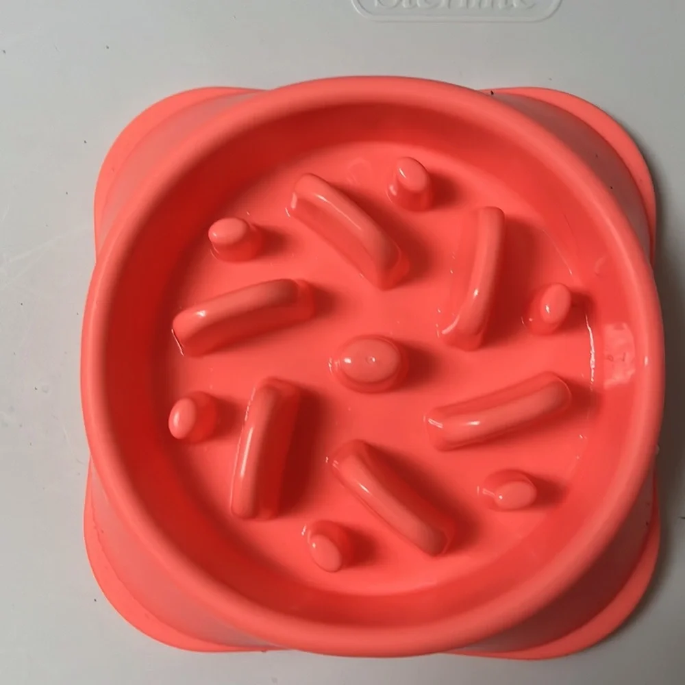 Slow feeder bowl for small dogs. In box, only used once.